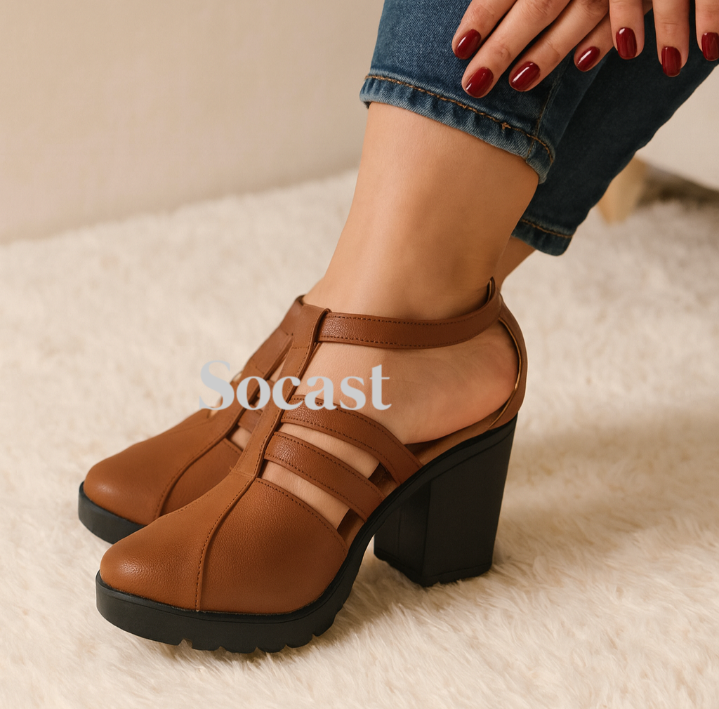 Tacones grueso