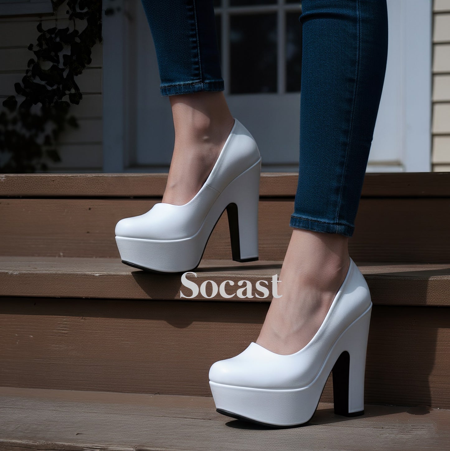 Zapato formal alto