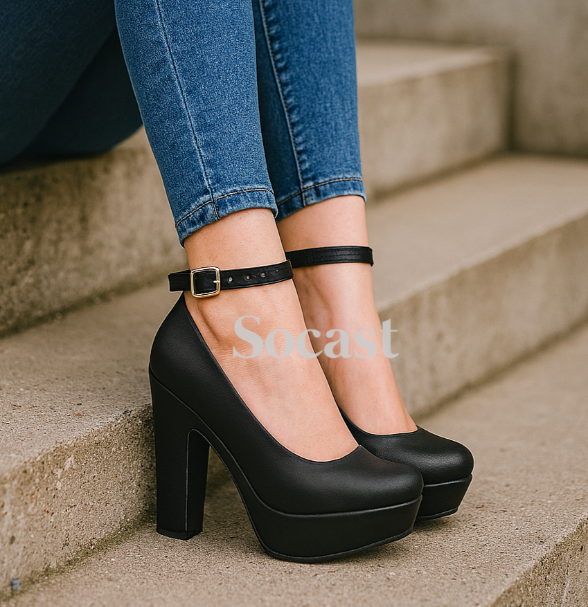 Tacones cerrados