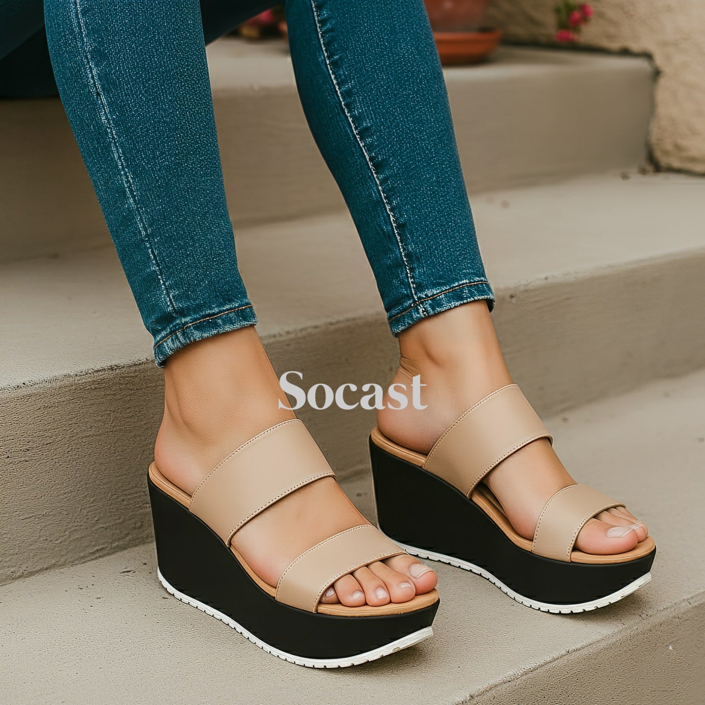 Sandalia versátil chic