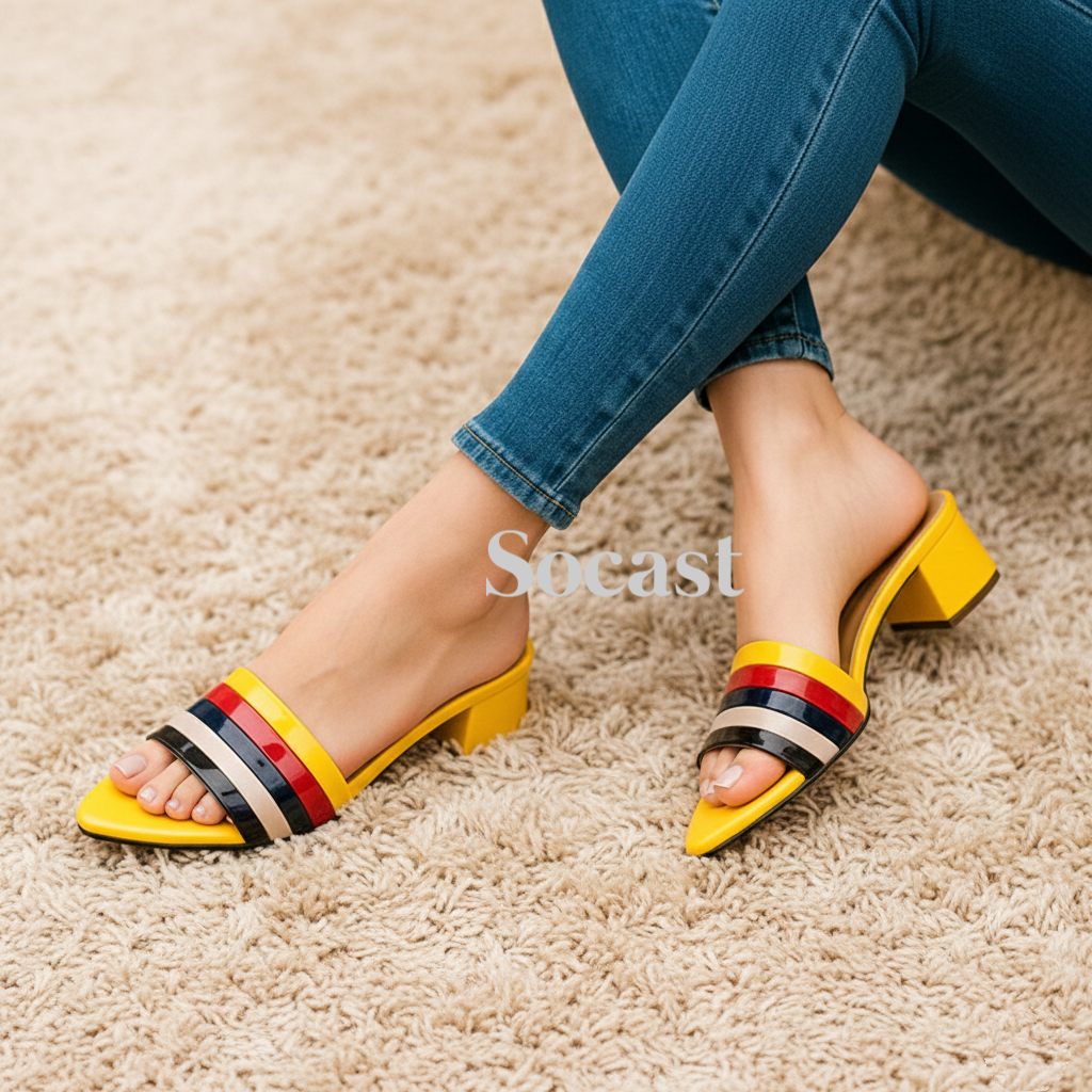 Sandalia mix colores