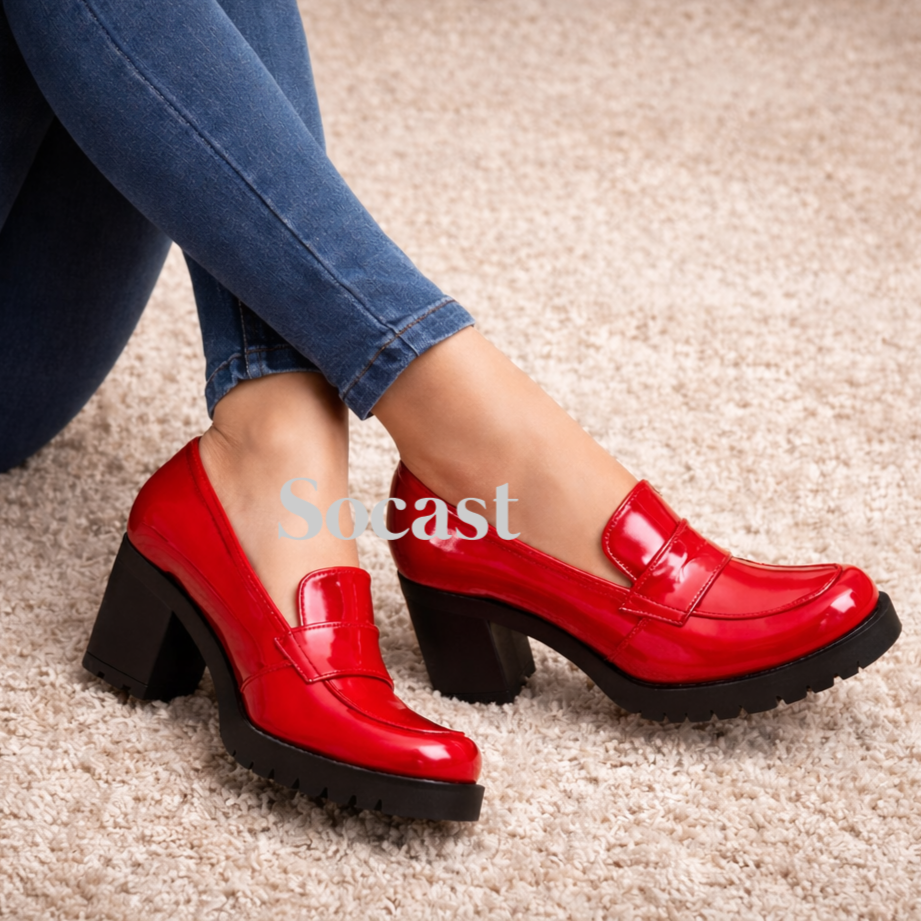 Mocasín charol urbano