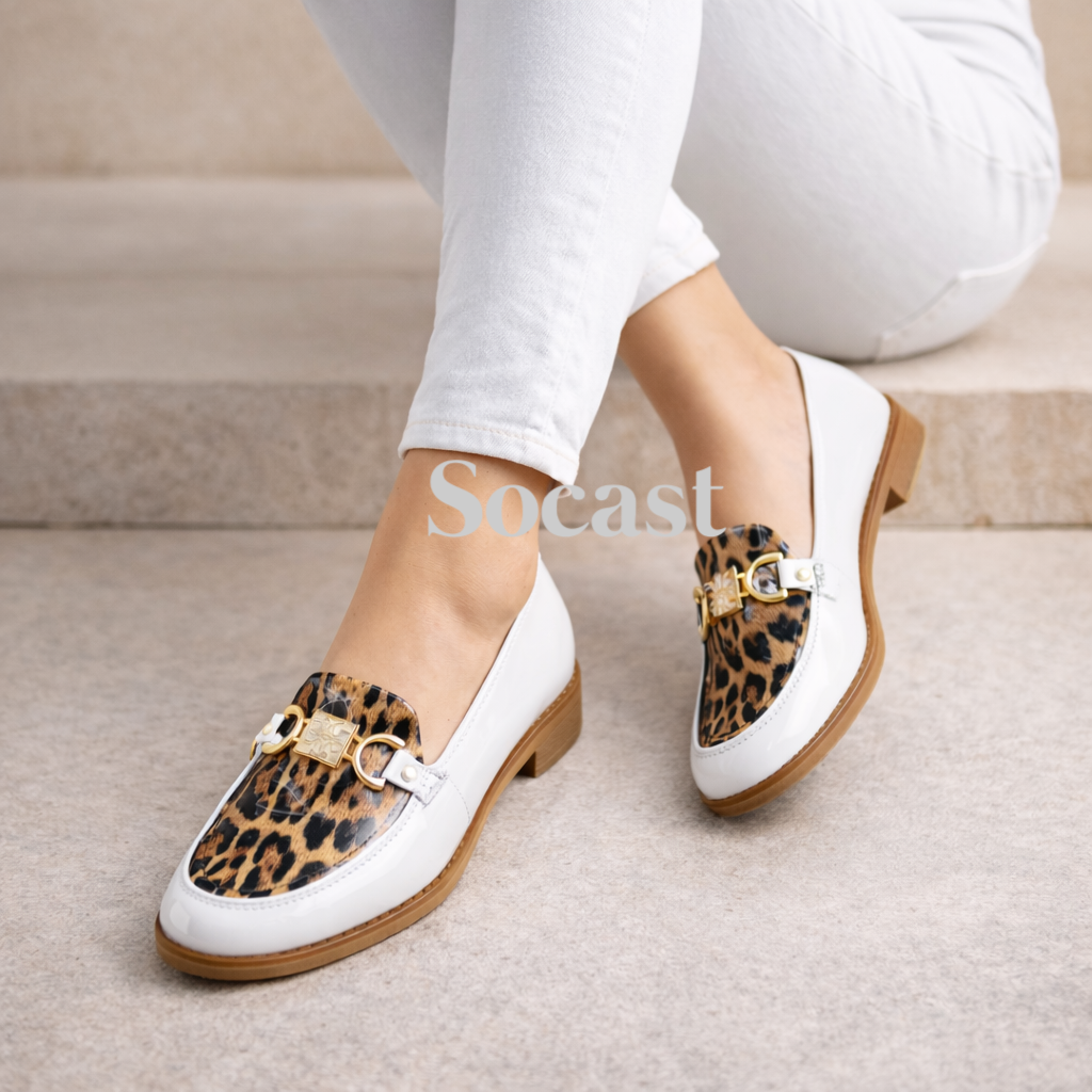 Mocasín Aurora animal print