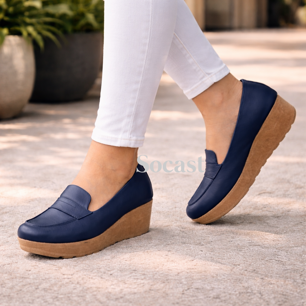 Zapato plataforma baja