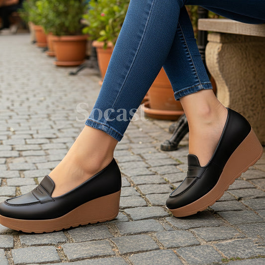 Zapato plataforma baja